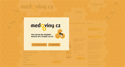 Desktop Screenshot of medoviny.cz