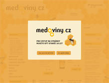 Tablet Screenshot of medoviny.cz